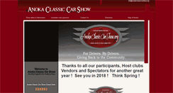 Desktop Screenshot of anokaclassiccarshow.org
